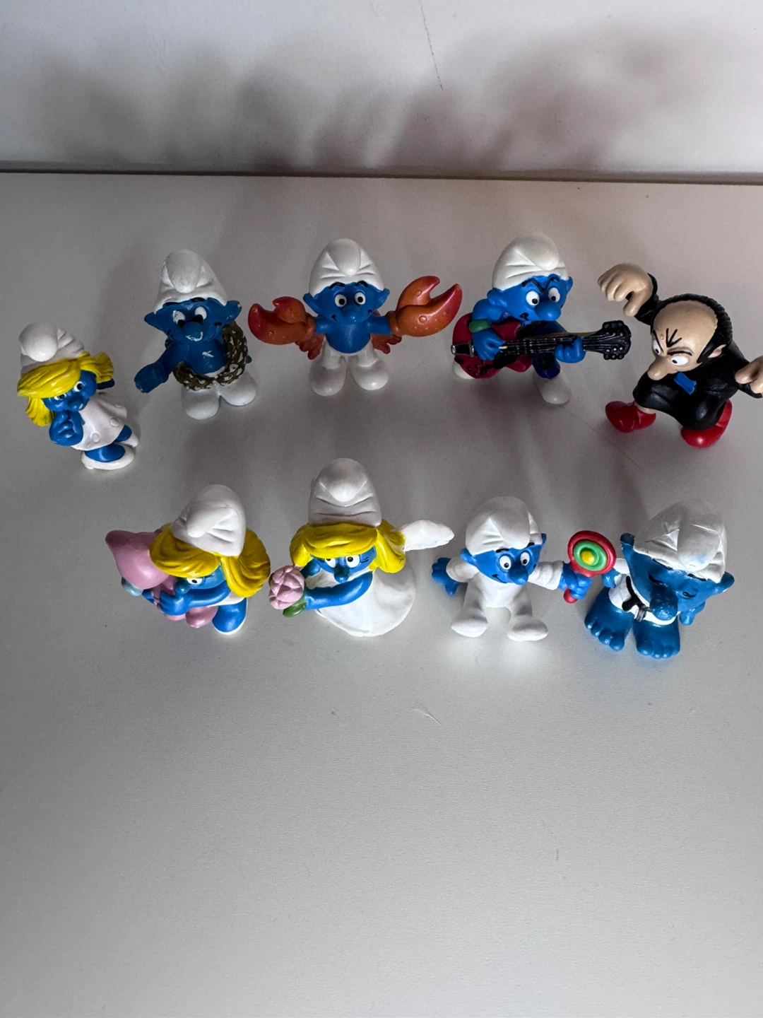Lot of 9 Smurfs and Gargamel PVC Figures - photo 2