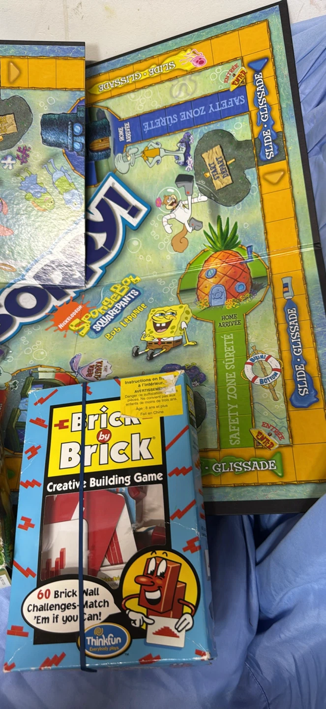 Box full of games for children. Temple Trap, kerplunk, and more - photo 5