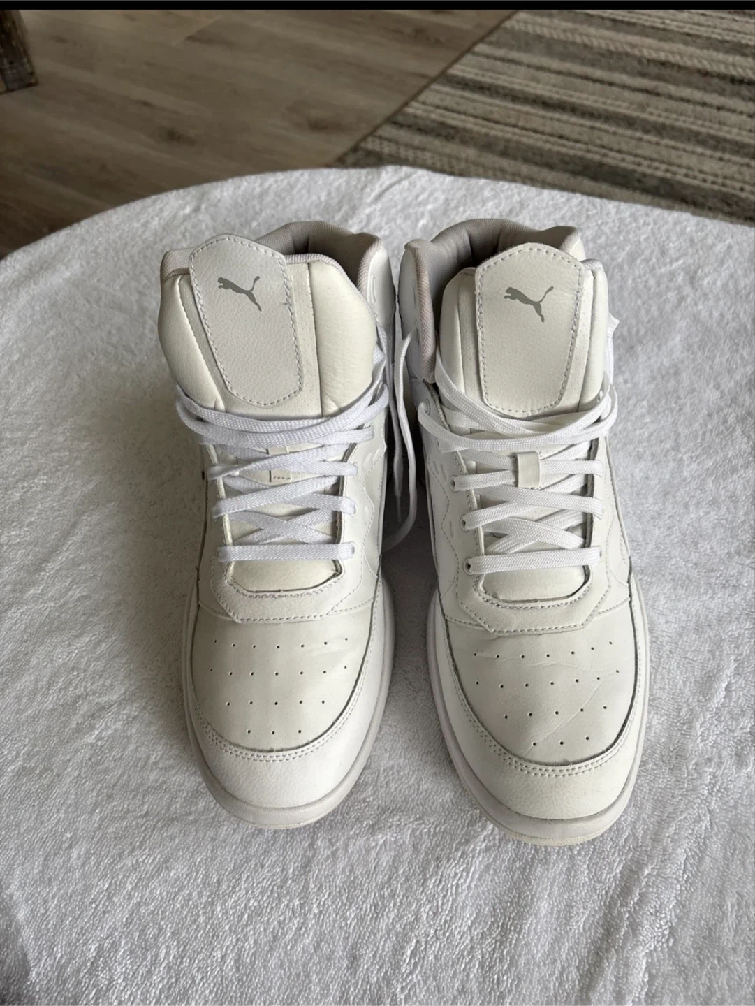 Puma high-top sneakers in white - photo 5
