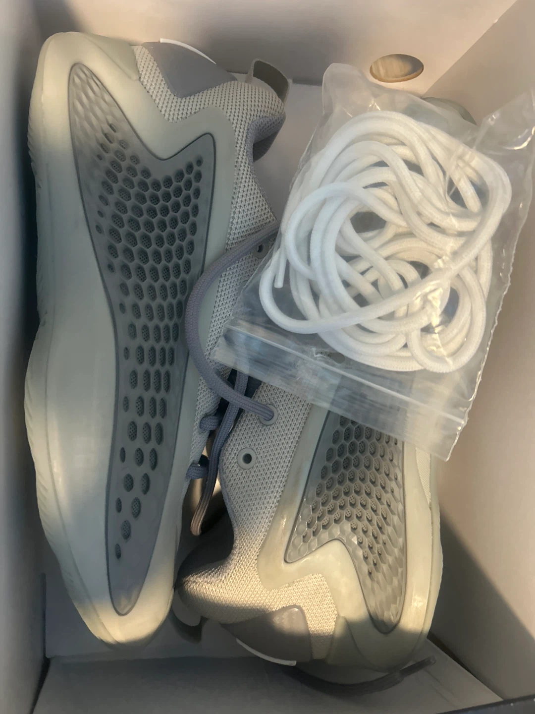 Adidas Anthony Edwards 1 Low Grey Size 5 - photo 2