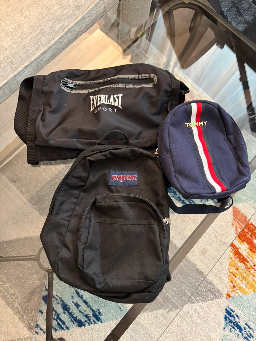 Three mini Bag Bundle - Jansport, Everlast, Tommy