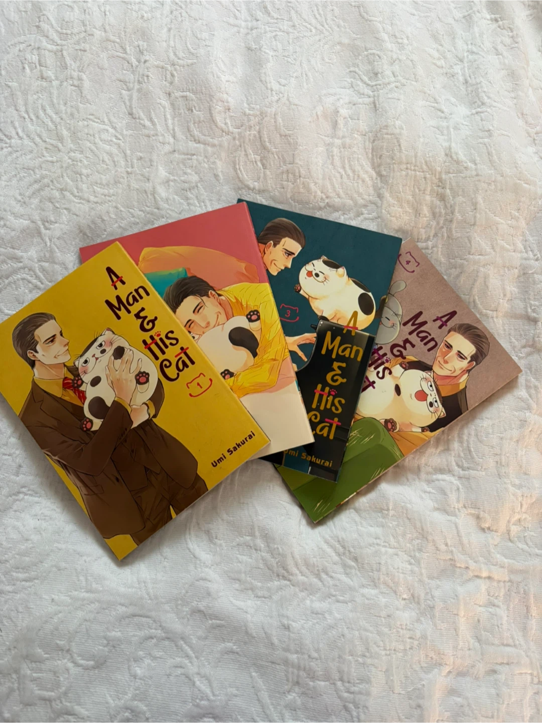 A Man & His Cat Manga Volumes 1-4