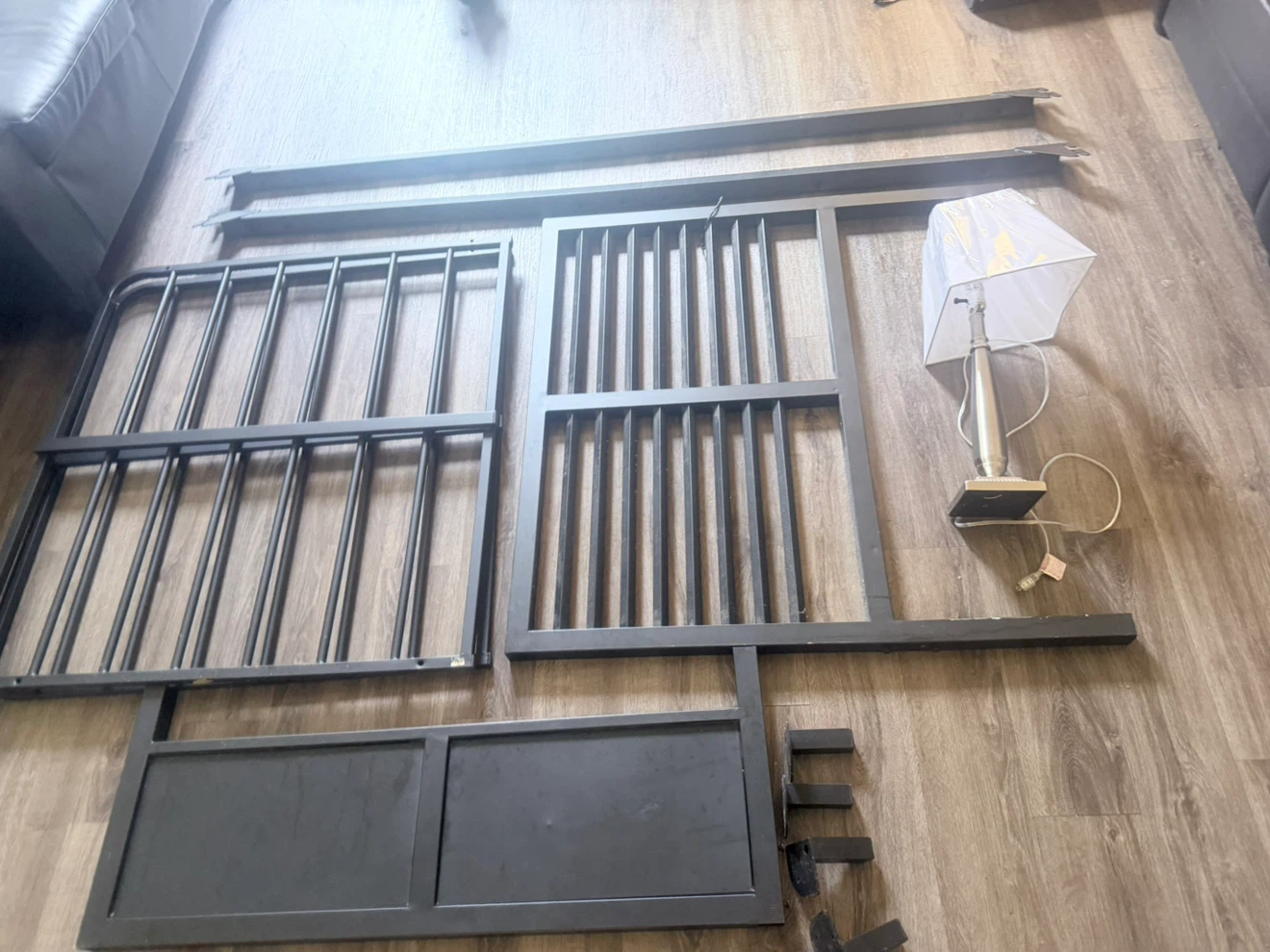 Black Metal Bed Frame - photo 2