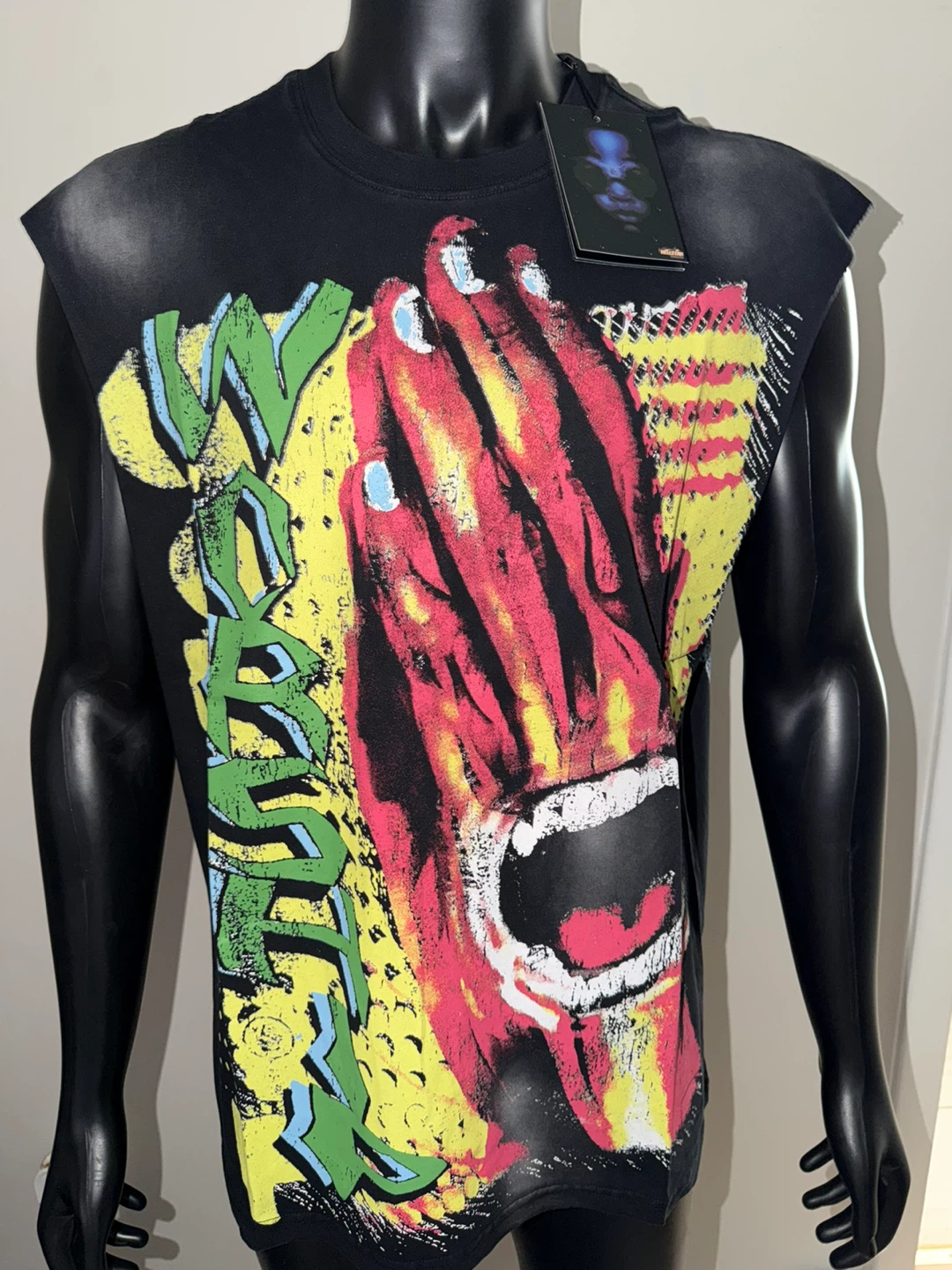Hellstar "Jeremiah 20:13" Graphic Sleeveless T-Shirt Size L - photo 2