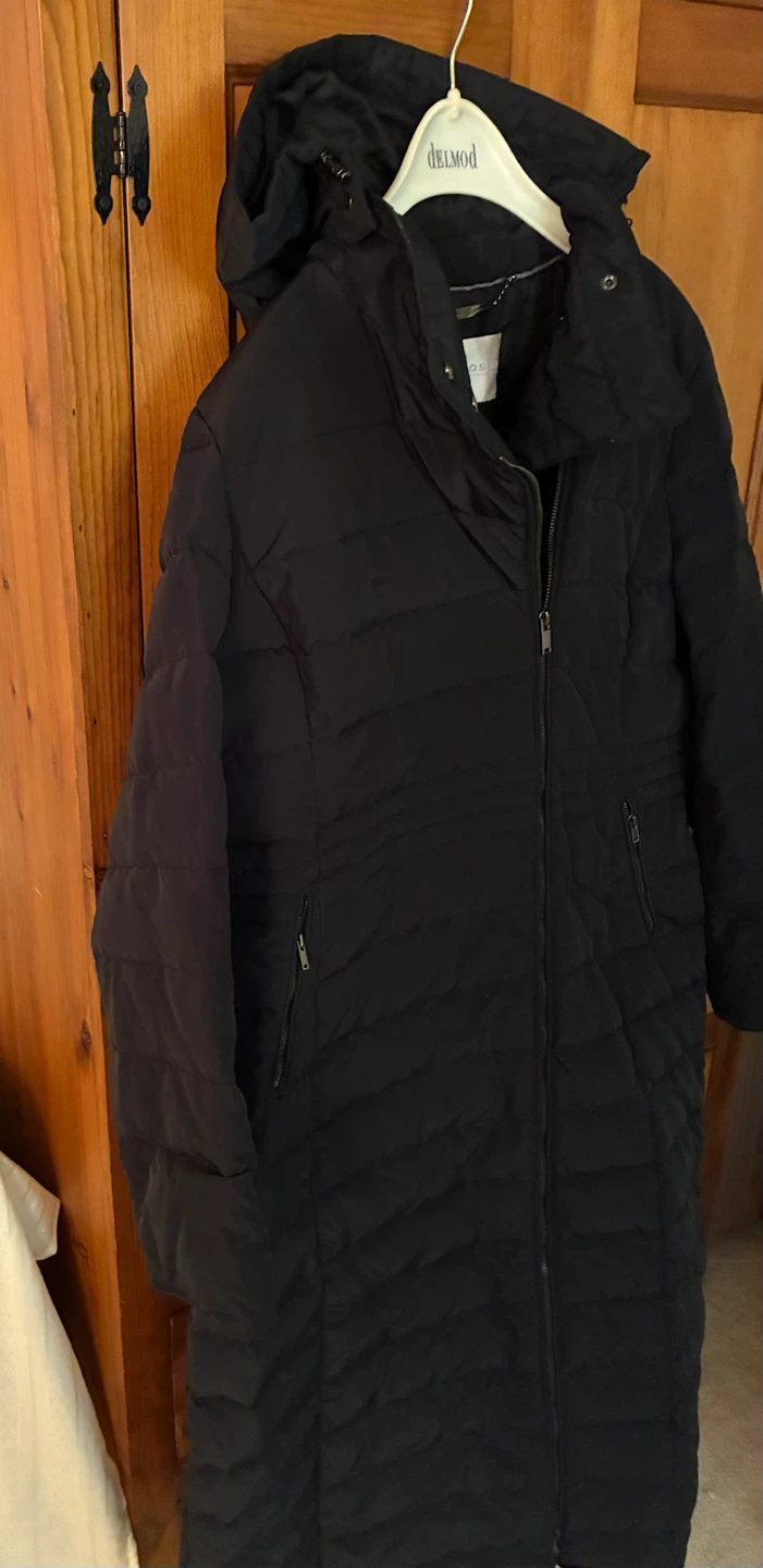 Black Long Puffer Coat