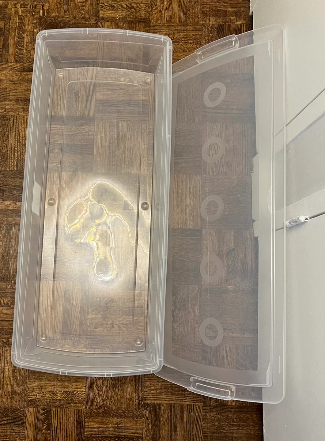 KIS Clear Plastic Storage Bin - photo 2