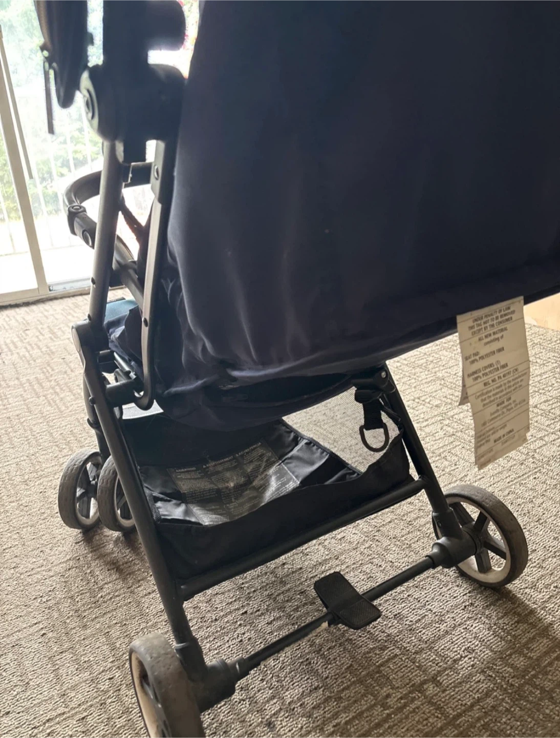 Evenflo Gold Otto Self-Folding Travel Stroller - Sapphire Blue - photo 2
