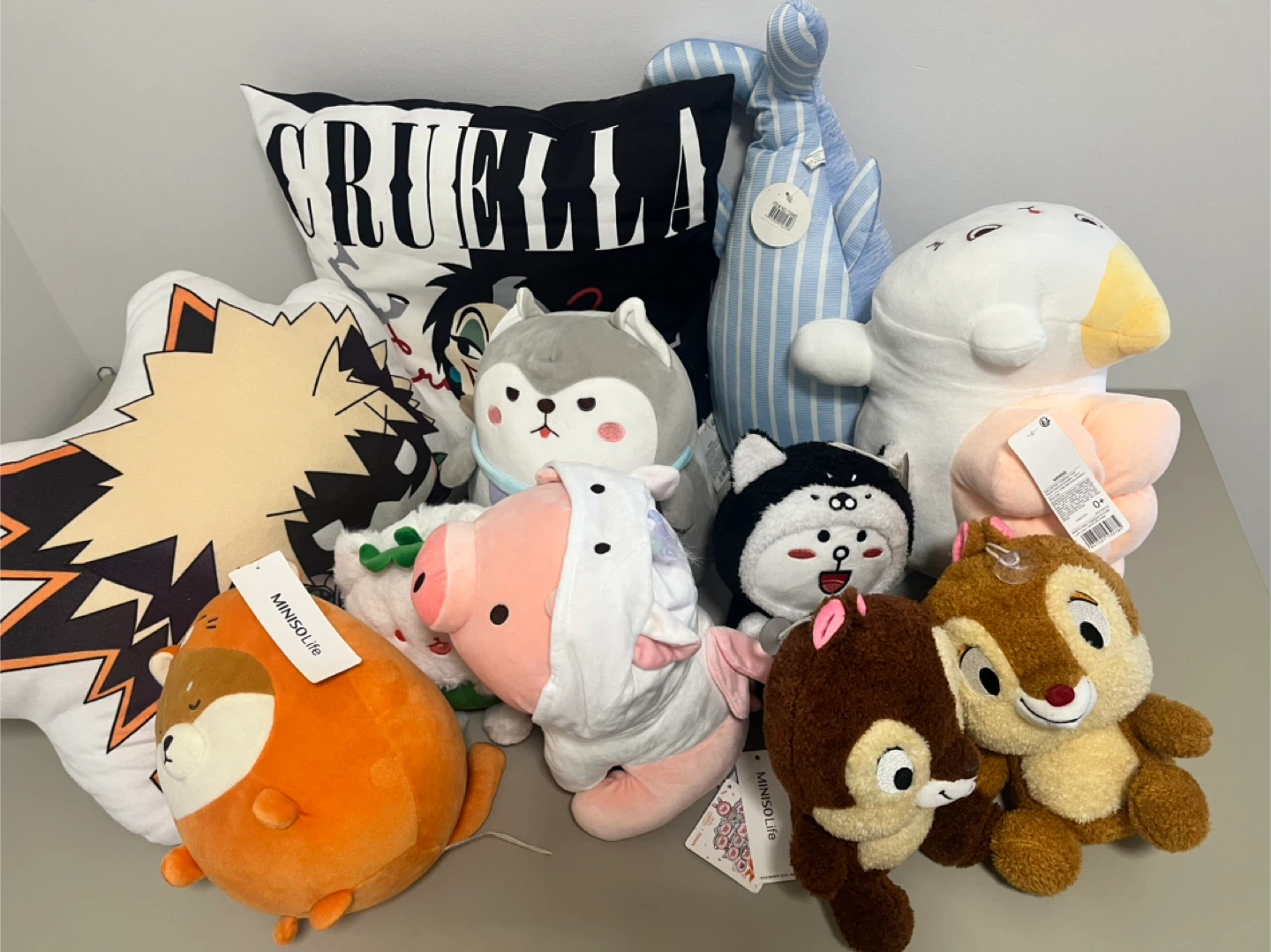 Assorted Miniso Disney Plush Toys