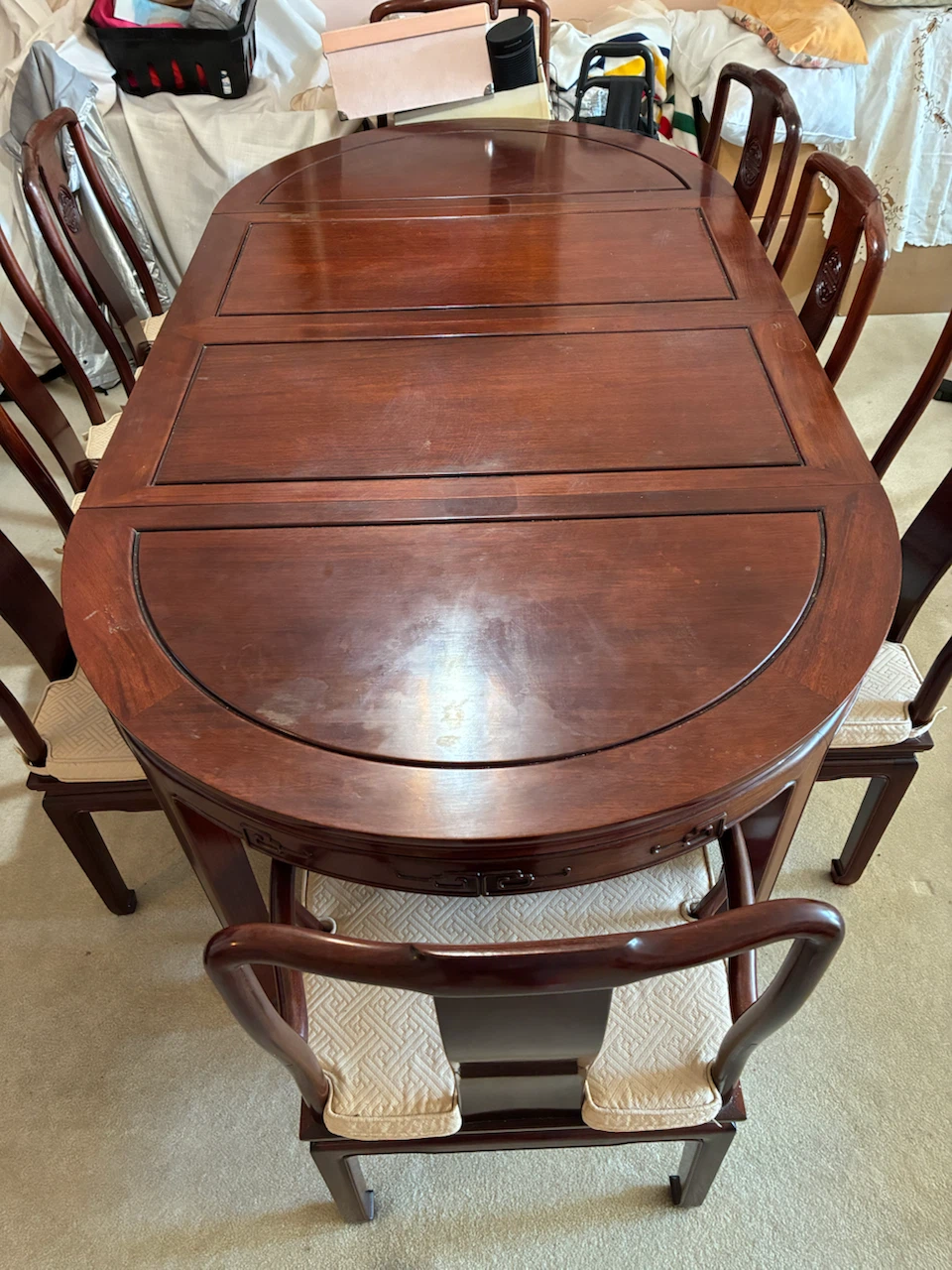 Traditional Chinese Rosewood Dining Set