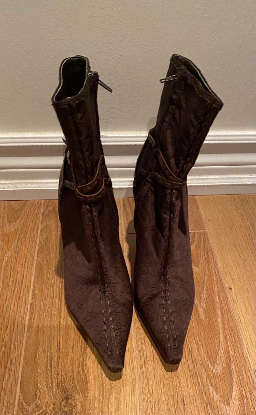 BCBGIRLS Brown Heeled Boots