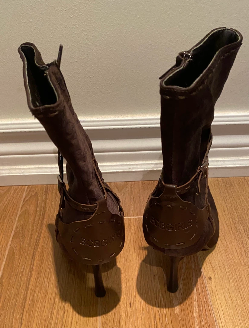 BCBGIRLS Brown Heeled Boots - photo 2