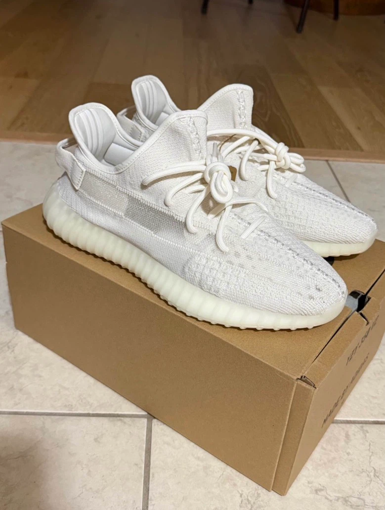 Brand new Yeezy 350 bone size 10.5 with box - photo 2