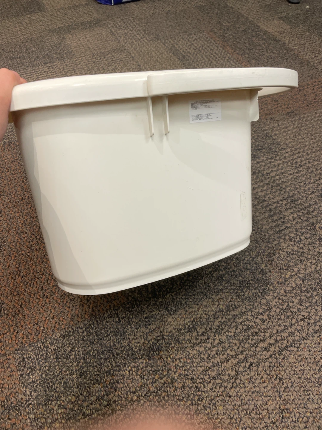 Pick up TMU !!White Foot Bath Basin - photo 2