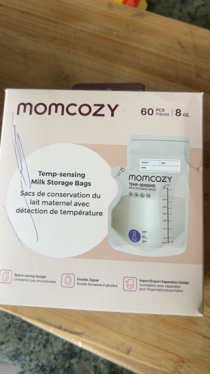 Momcozy Temp-sensing Milk Storage Bags 60ct