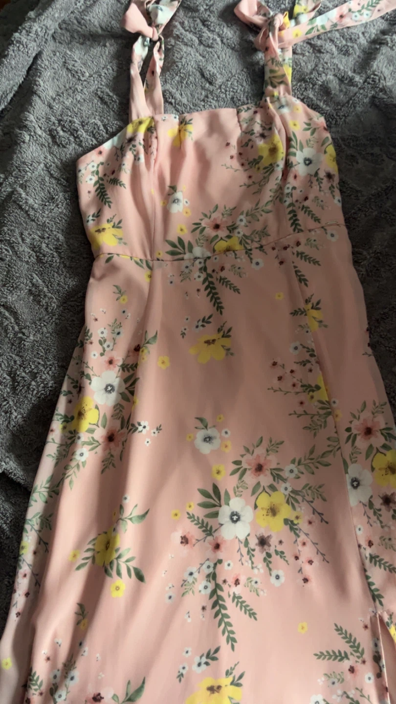 Guess Pink Floral Print Dress - photo 4