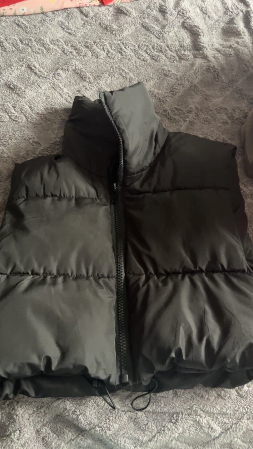 Black Puffer Vest - photo 2
