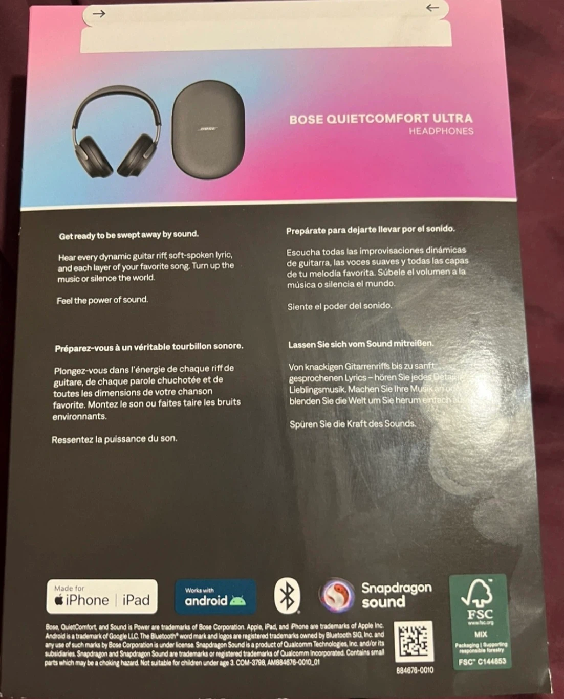 Bose QuietComfort Ultra Headphones - Like New with Box - photo 3