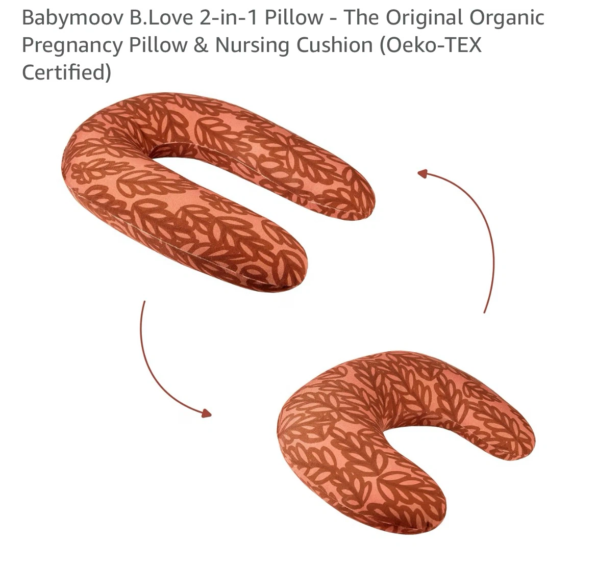 🤰🤱 2-in-1 Pregnancy/ Breastfeeding Pillow - photo 2