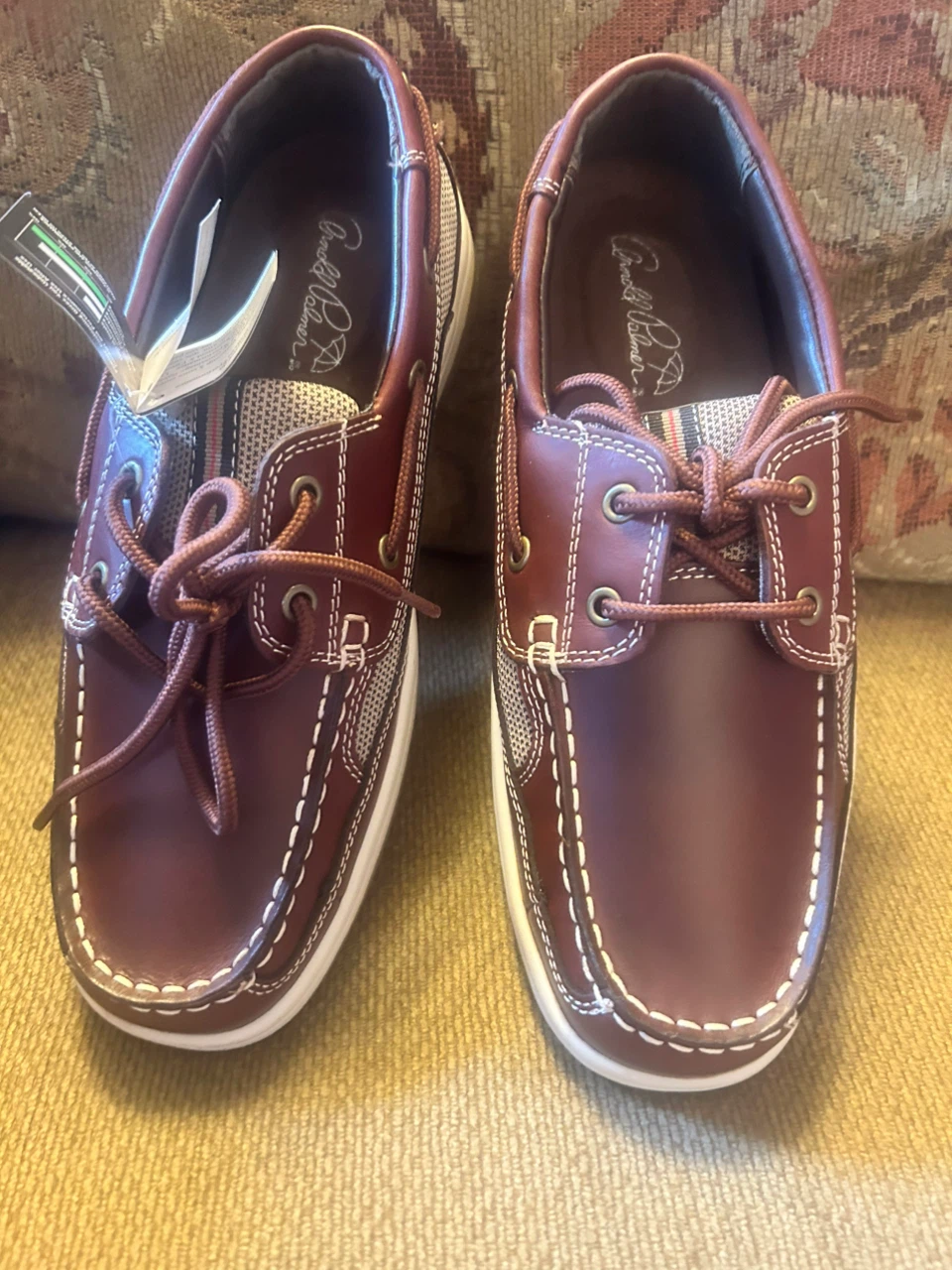 Arnold Palmer Men's Brown Boat Shoes