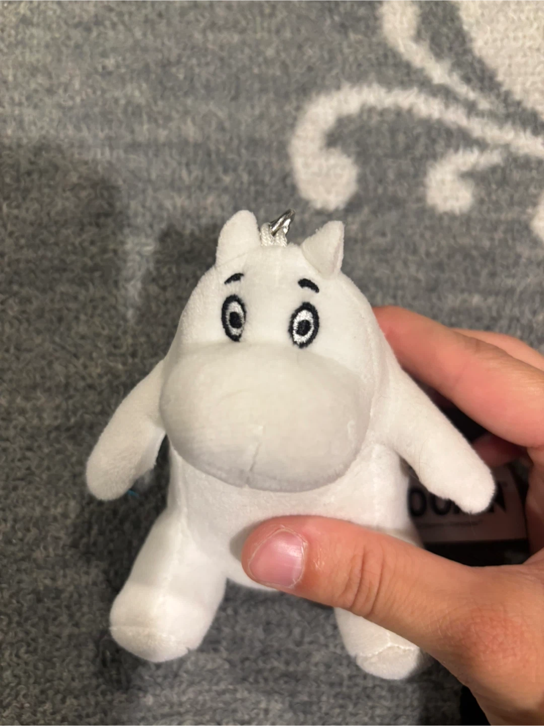 Moomin plush keychain