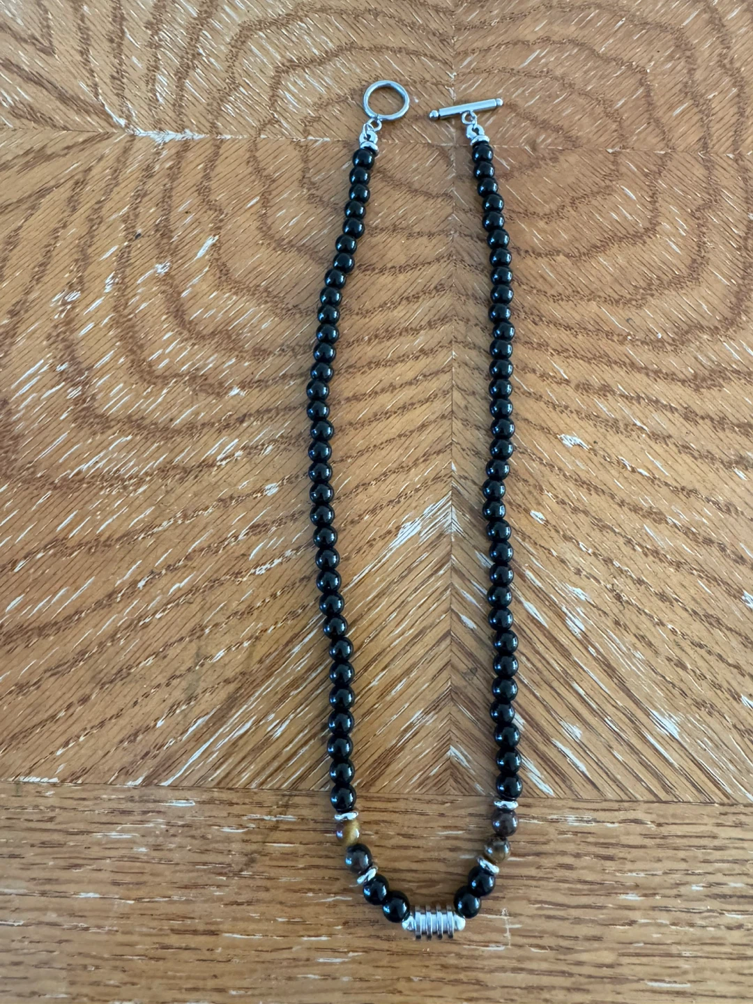 Beaded Necklace with Toggle Clasp - photo 3