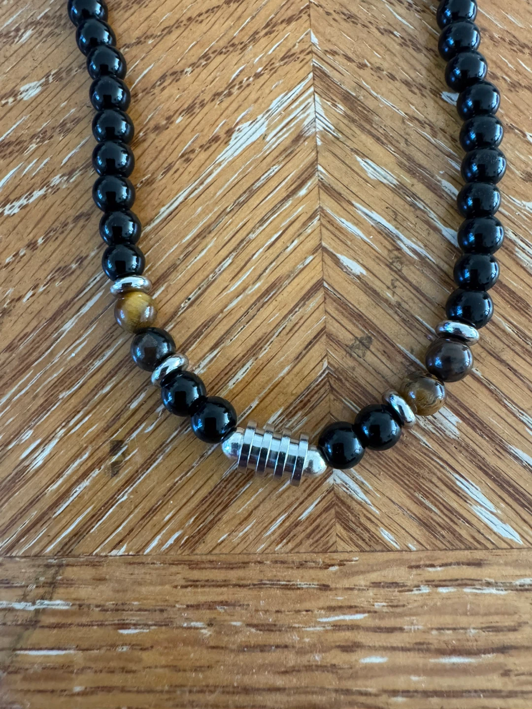 Beaded Necklace with Toggle Clasp - photo 4