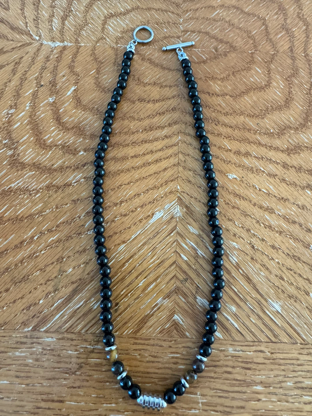 Beaded Necklace with Toggle Clasp - photo 5