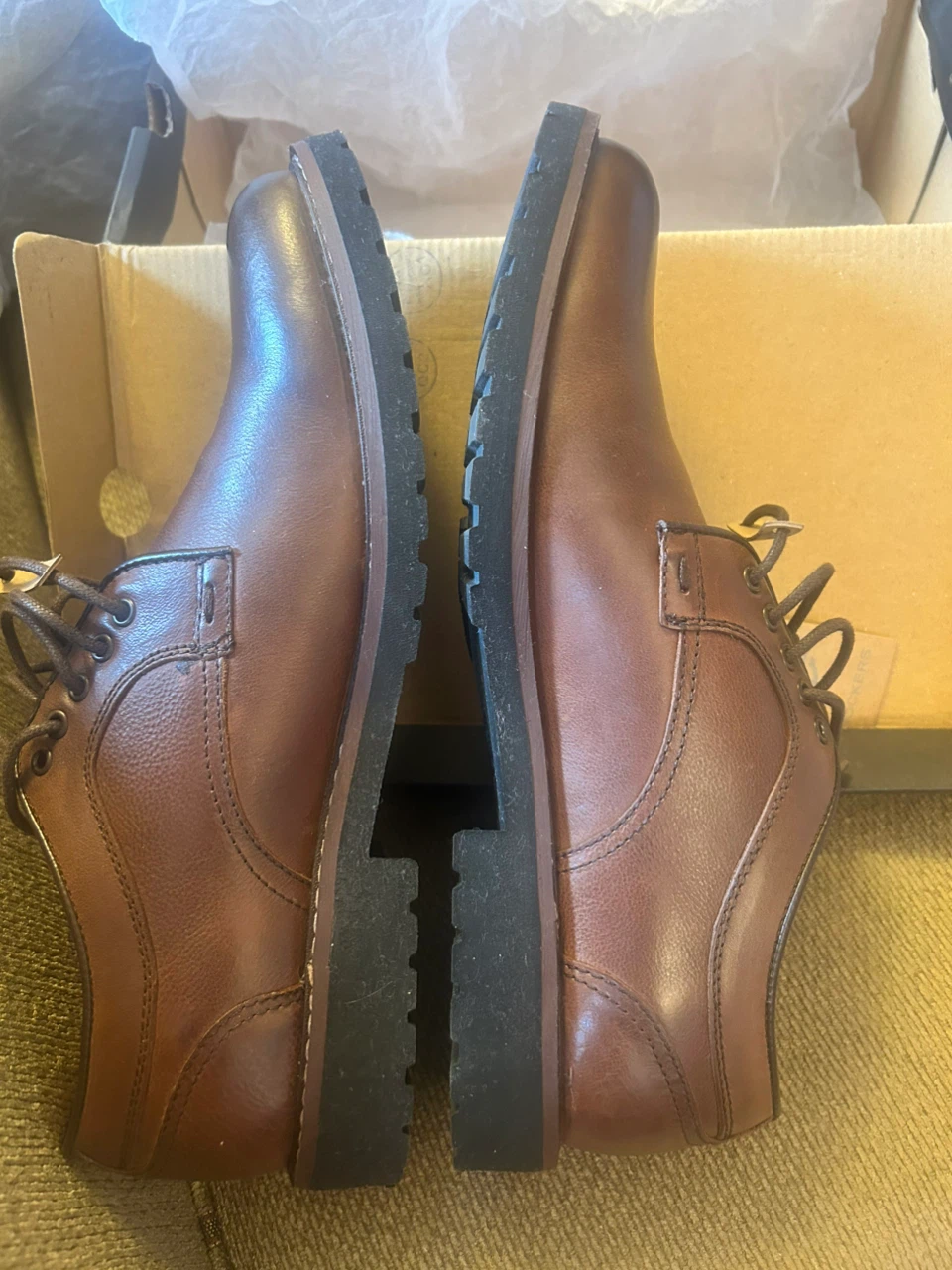 Dockers Flyweight Brown Leather Shoes - photo 3