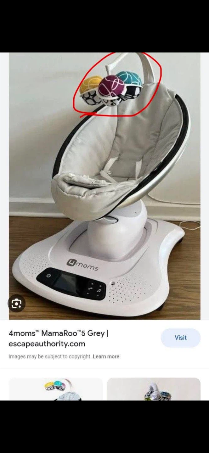4moms MamaRoo 5 Baby Swing - Grey