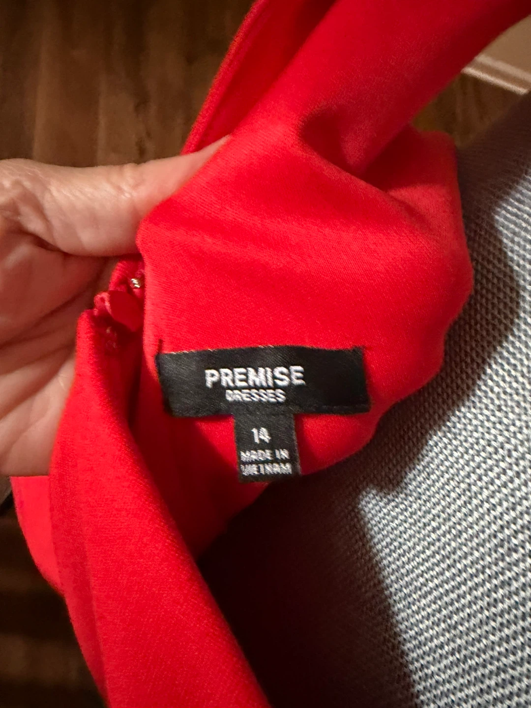 PREMISE Red Sleeveless Sheath Dress Size 14 - photo 4