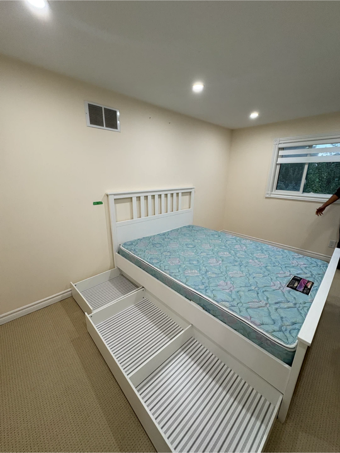 IKEA Bed with Storage and mattress