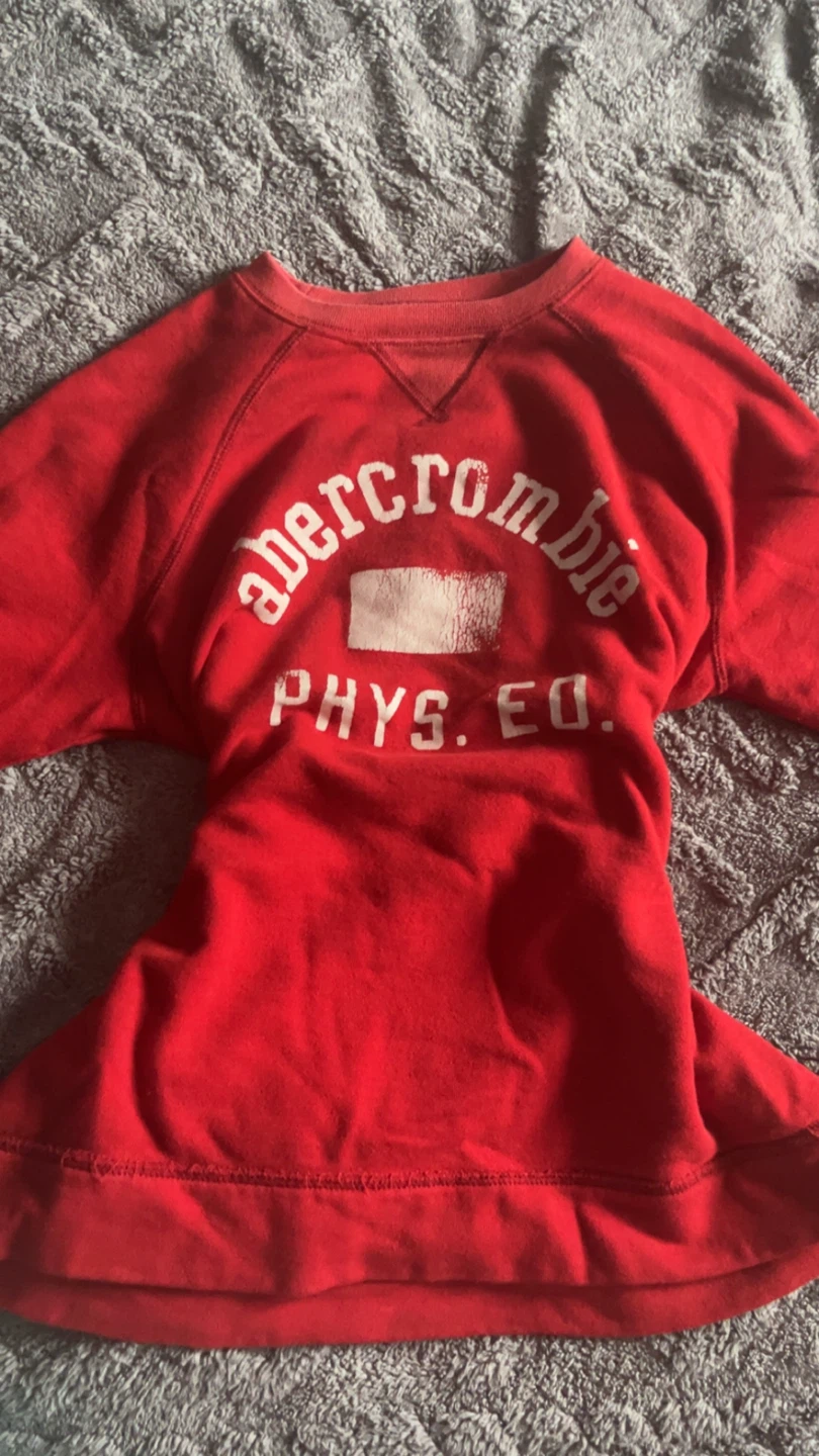 Vintage Abercrombie & Fitch Red Phys. Ed. Sweatshirt