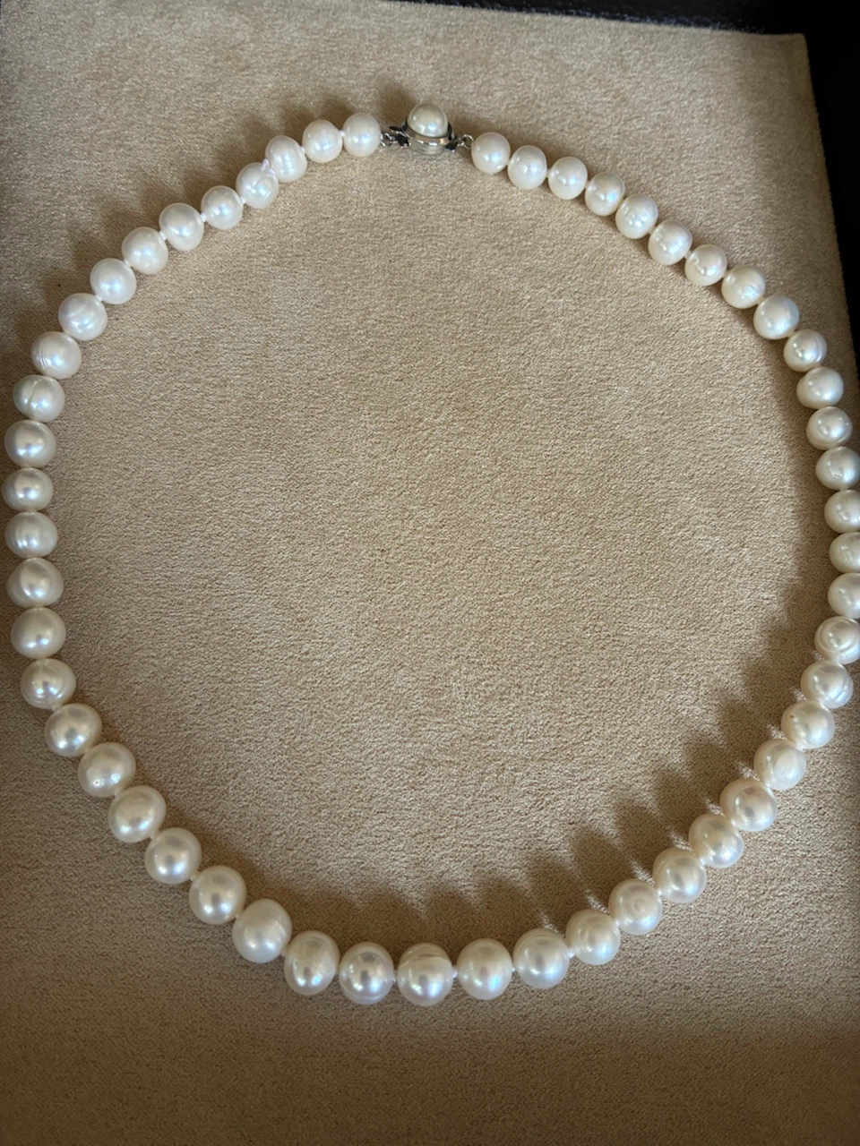 Classic White Pearl Necklace
