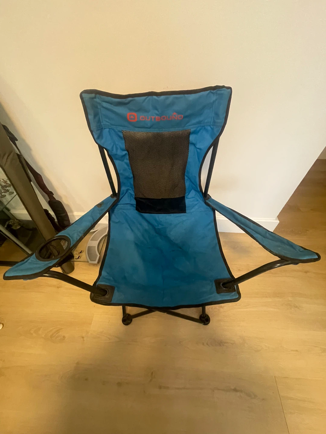 Outbound Folding Camping Chair - Blue