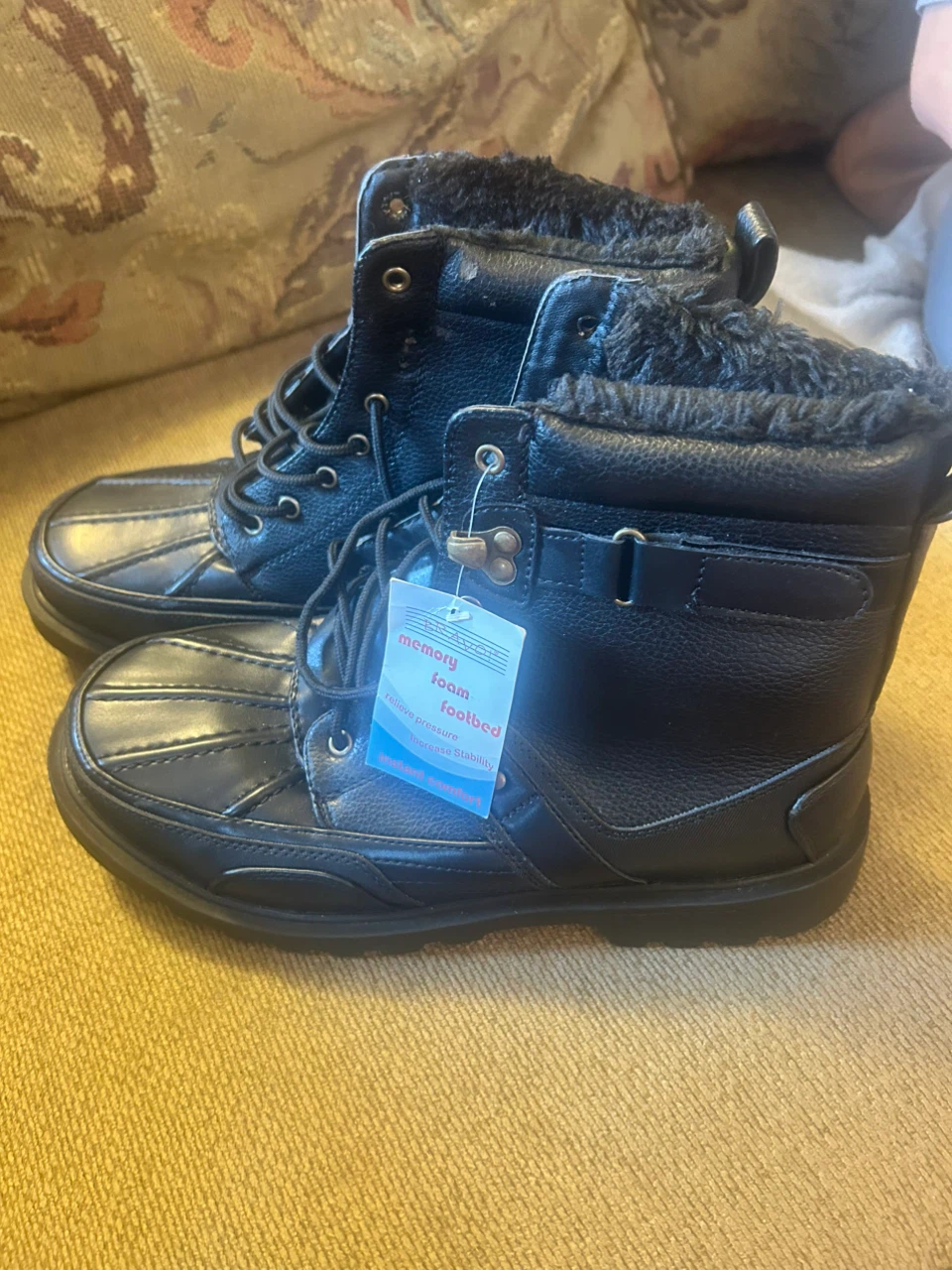 Men's Black  Winter Boots - photo 2