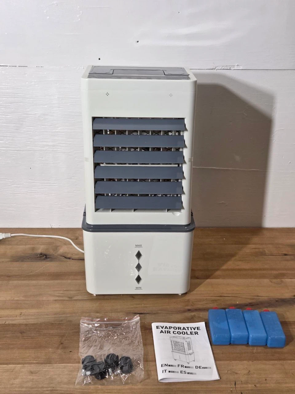 Evaporative Air Cooler with Ice Packs