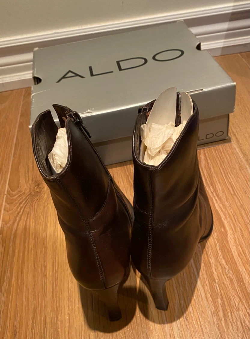 ALDO Brown Pointed Toe Ankle Boots - photo 4