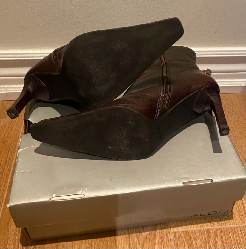 ALDO Brown Pointed Toe Ankle Boots - photo 5