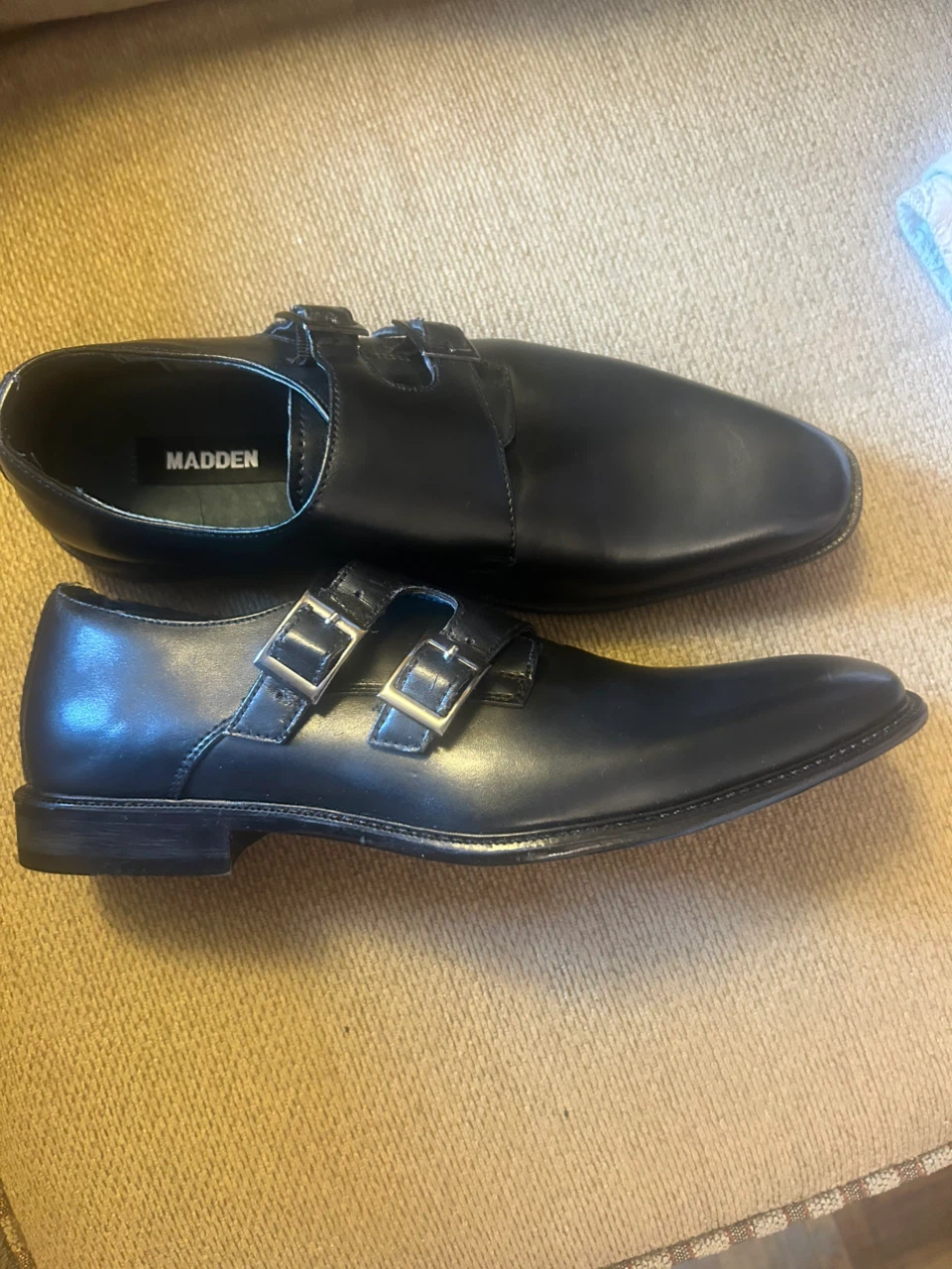 Madden Black Double Monk Strap Shoes - photo 2