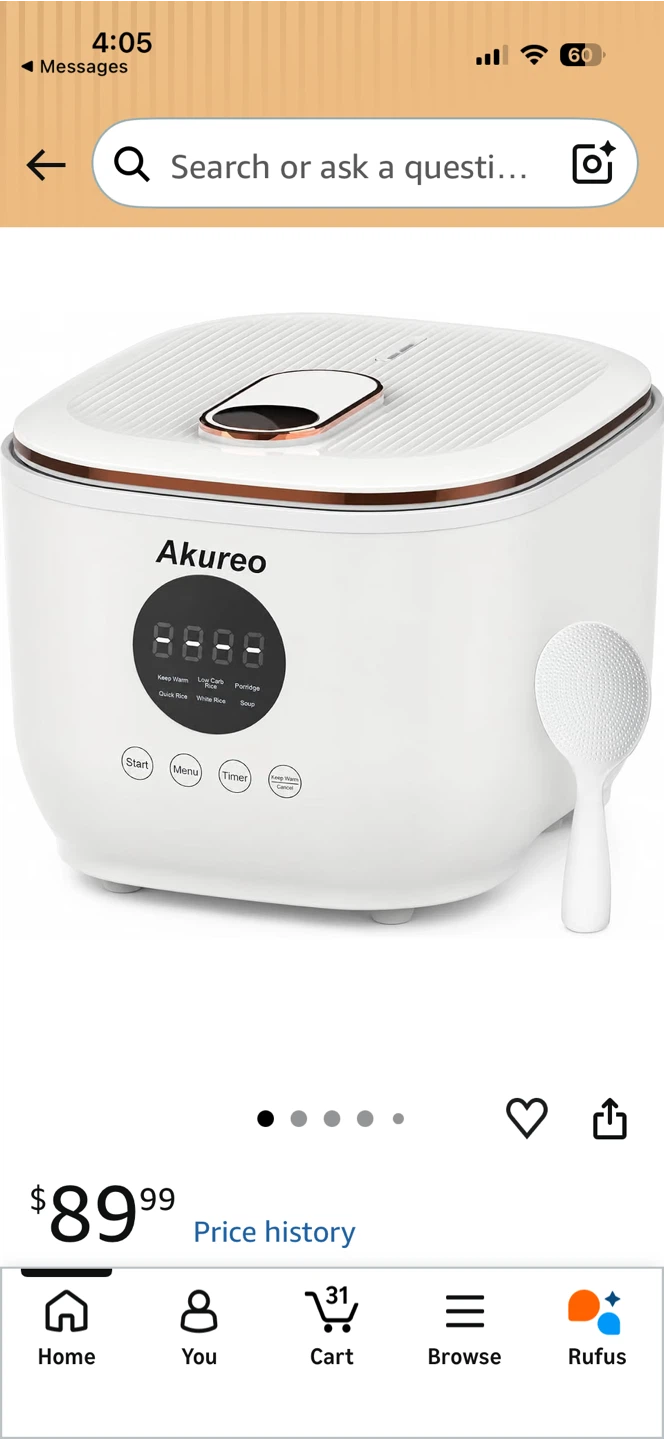 Akureo Rice Cooker - photo 4
