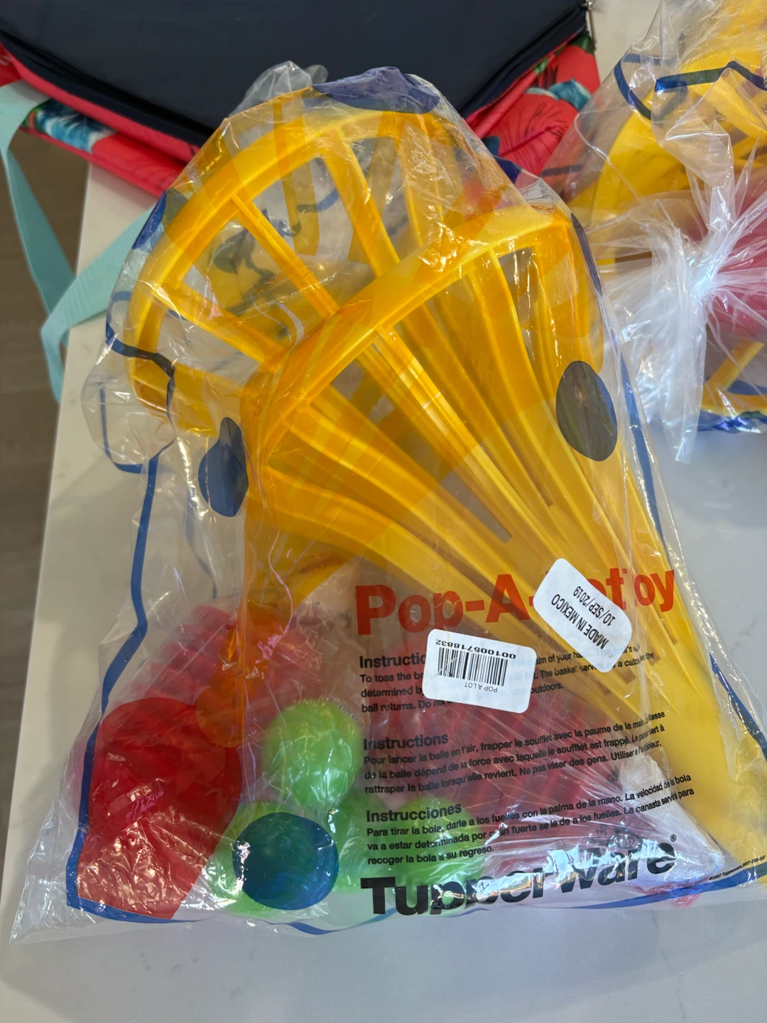 Tupperware Pop-A-Toy with Balls