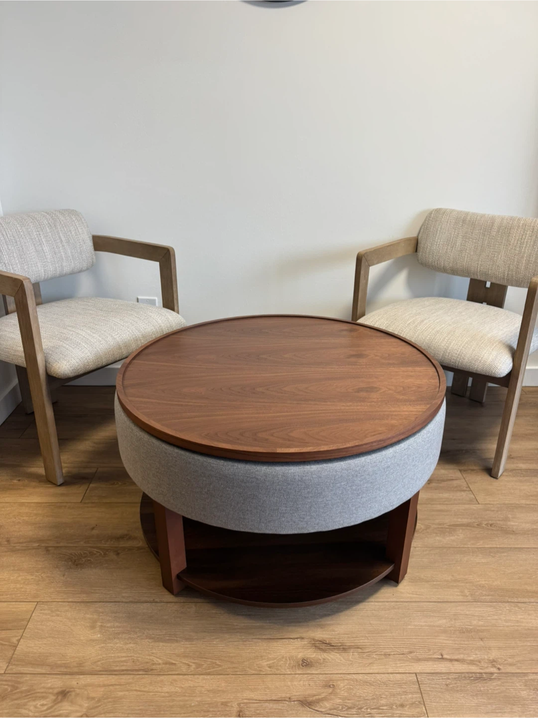 DAMIAN Wood Veneer Coffee Table
