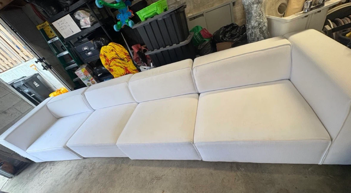 White modular sofa - photo 3