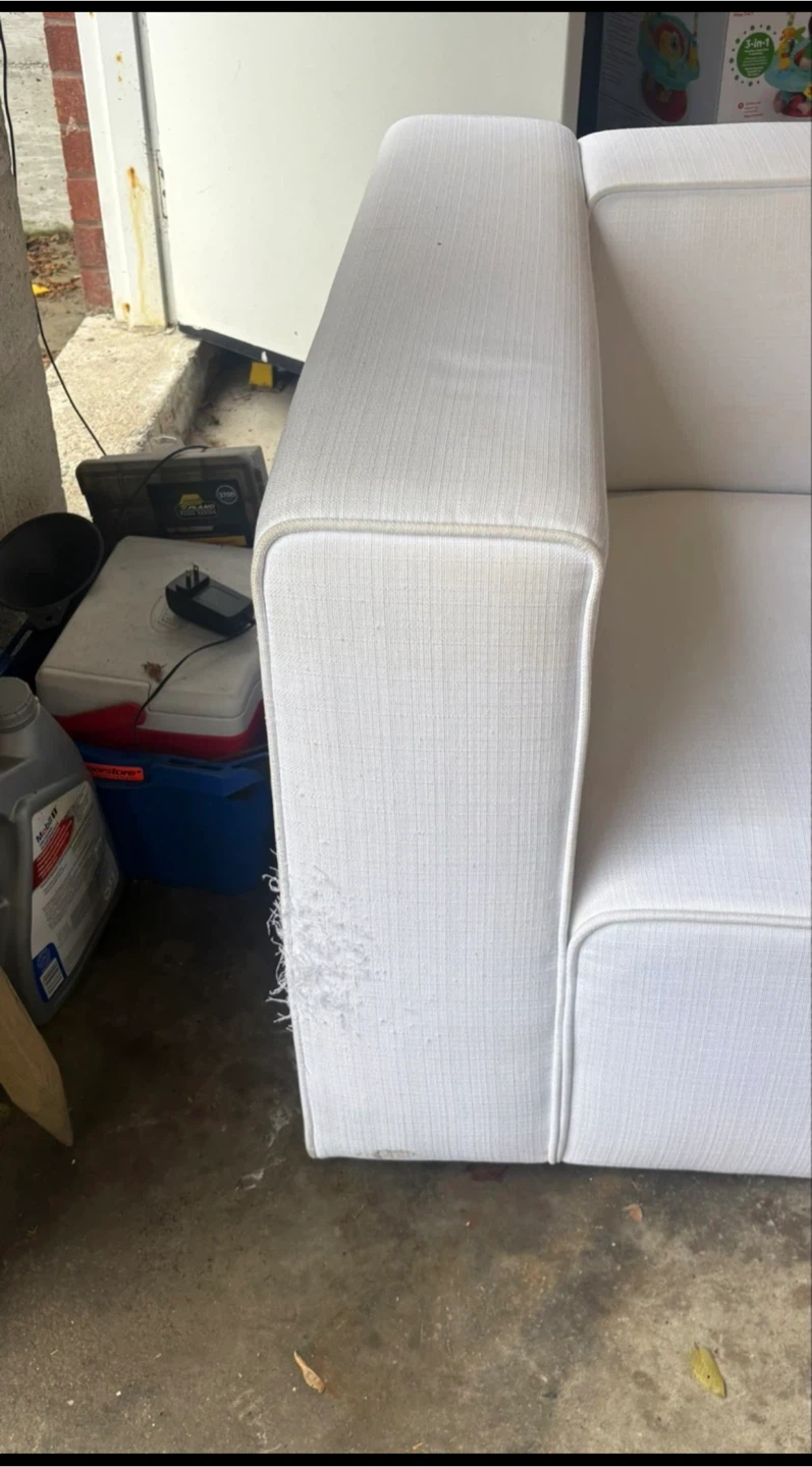 White modular sofa - photo 4