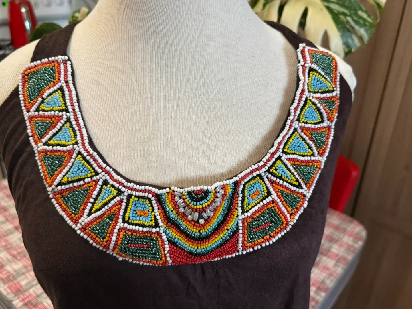 Halloween Pocahontas dress Beaded and Fringed Hem - photo 2
