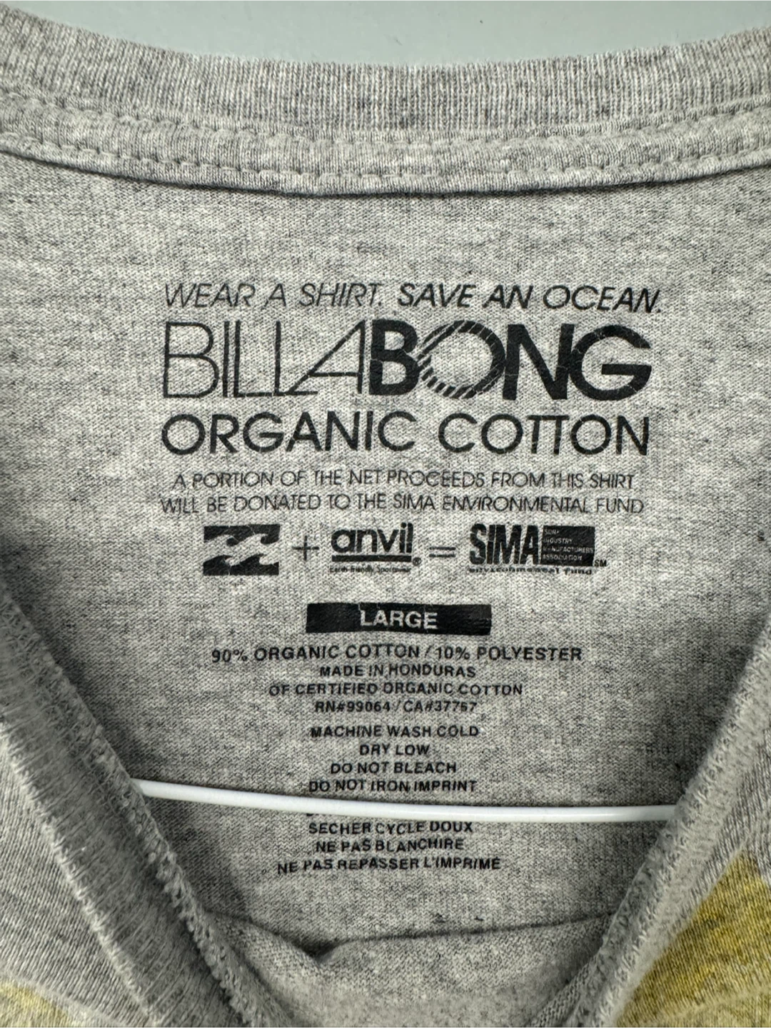 Billabong Organic Cotton T-Shirt Large - photo 2