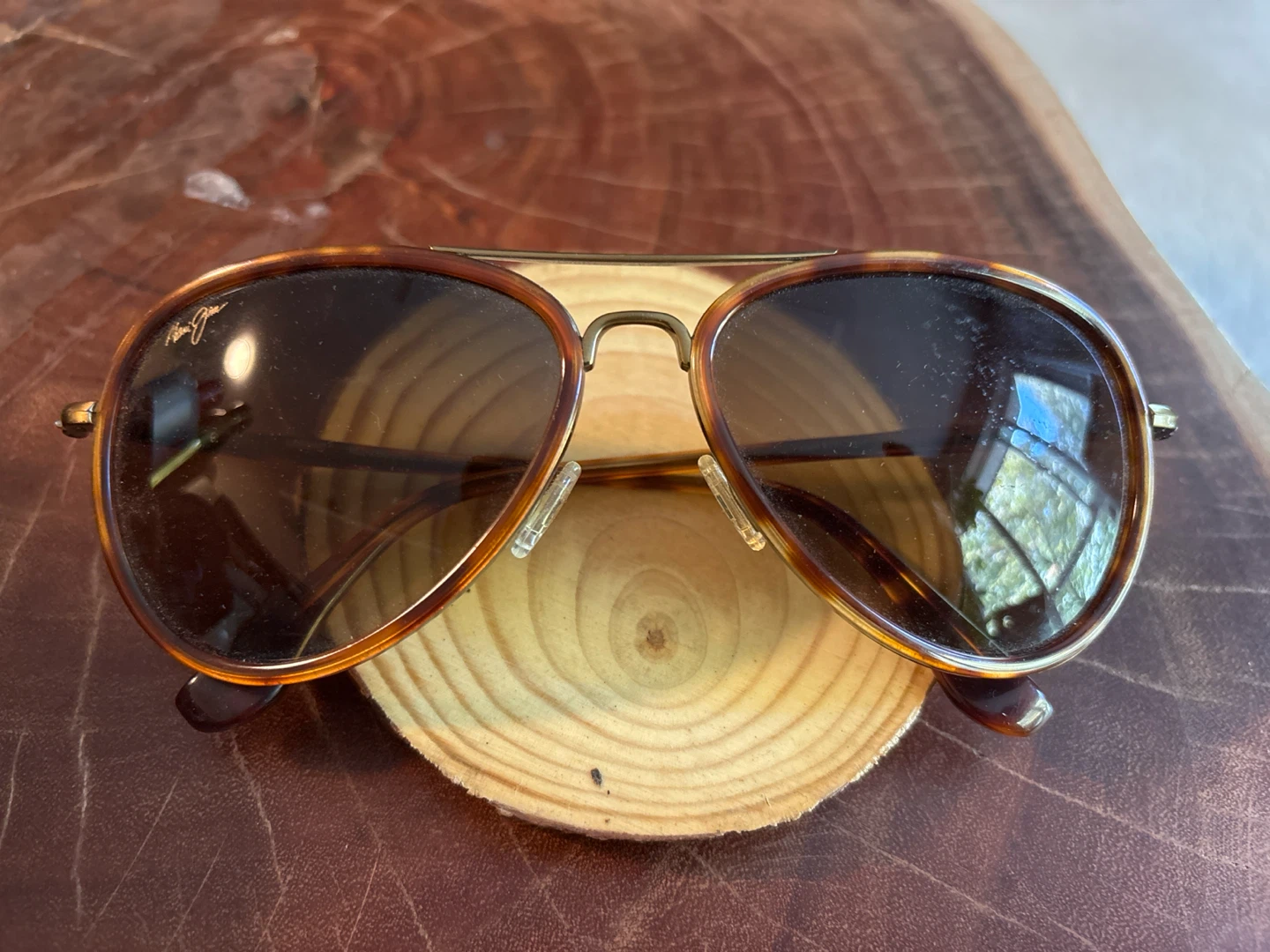 Maui Jim MJ-260 Honomanu Sunglasses acetate with Titanium - photo 2