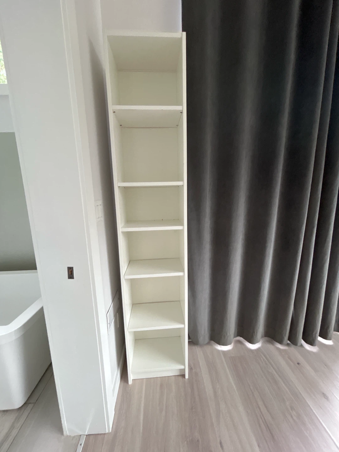 White Bookshelf