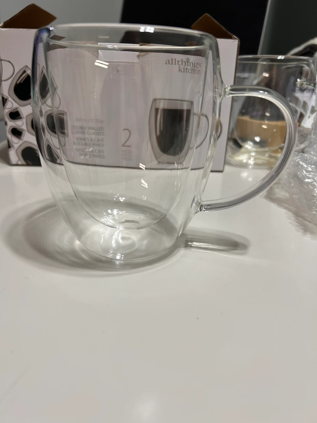 Allthings Kitchen Double Walled Coffee Glasses (2-Pack) - photo 2