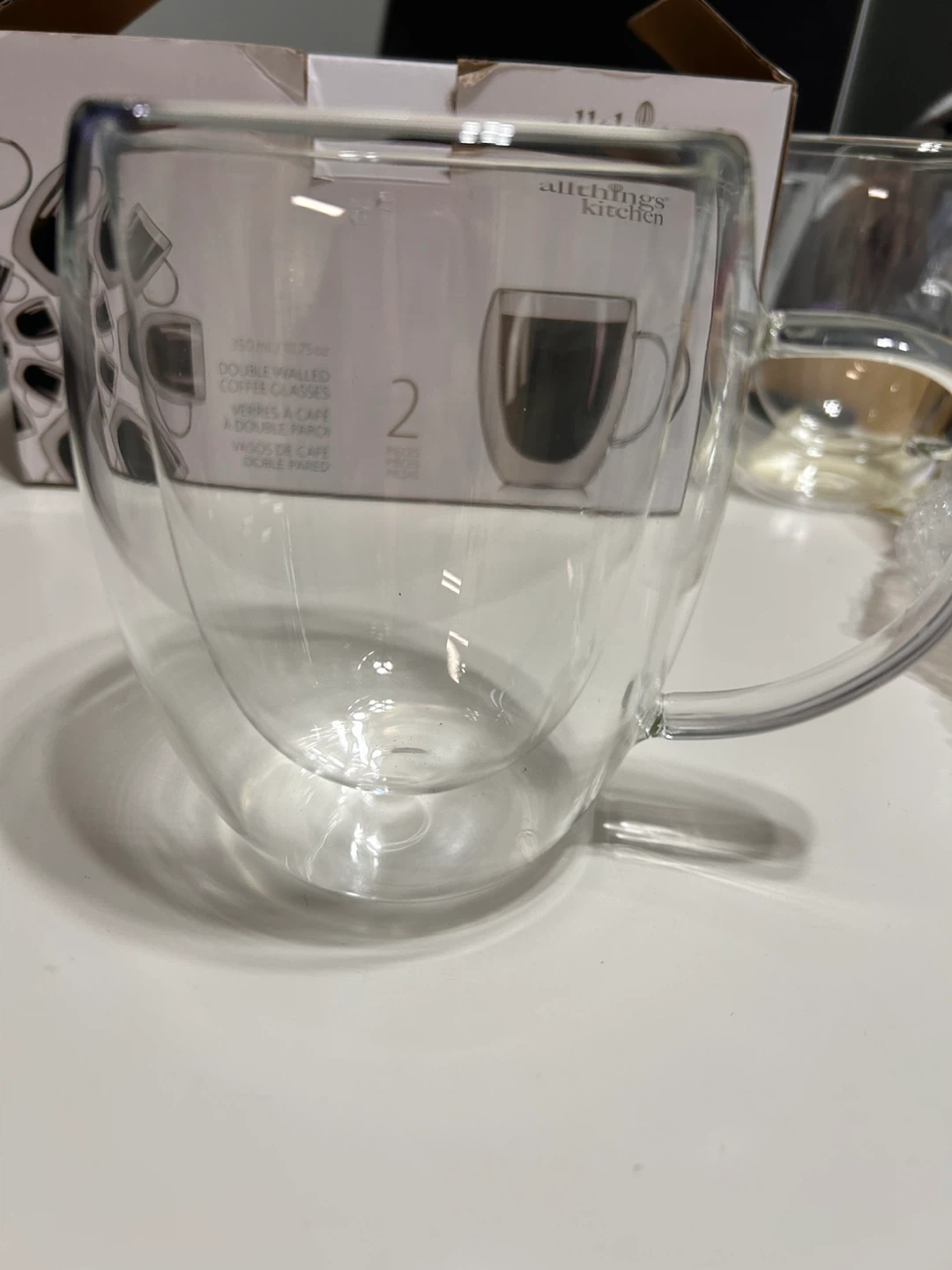 Allthings Kitchen Double Walled Coffee Glasses (2-Pack) - photo 4